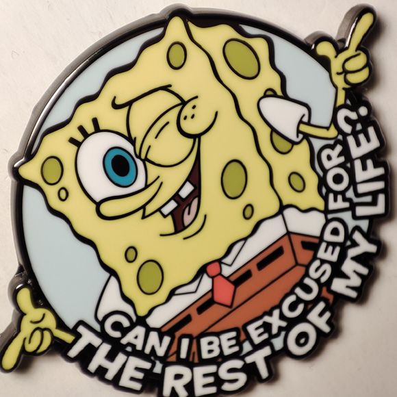 Spongebob Squarepants Mystery Pin Badges Series Enamel Pin Official Badge - Picture 1 of 5